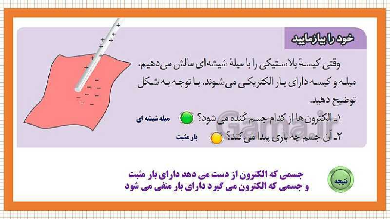 پاورپوینت فصل 9: الکتریسیته | علوم هشتم- پیش نمایش