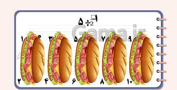 تقسیم کسرها | پاورپوینت ریاضی پنجم- پیش نمایش