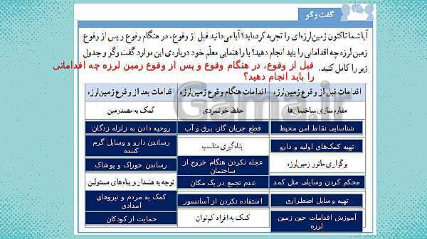 پاورپوینت علوم ششم ابتدایی - درس 5 زمین پویا- پیش نمایش