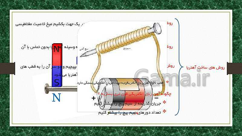 پاورپوینت مغناطیس (فصل 10 علوم هشتم)- پیش نمایش