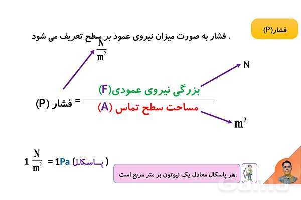 پاورپوینت فصل 8 علوم نهم: فشار و آثار آن - پیش نمایش
