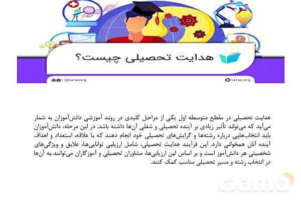 پاورپوینت آسیب شناسی هدایت تحصیلی و راه حلهای آن- پیش نمایش