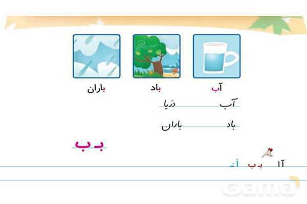 پاورپوینت آموزشی نشانه آ ا و ب فارسی اول دبستان- پیش نمایش