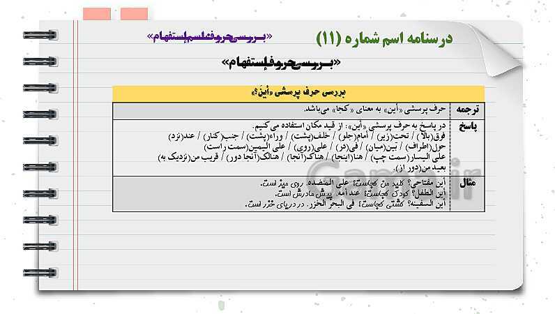 پاورپوینت دوره آموزشی کامل قواعد عربی دوره اول متوسطه (7 و 8 و 9ام)- پیش نمایش