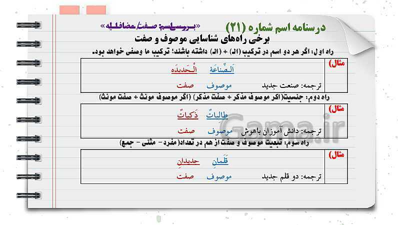 پاورپوینت دوره آموزشی کامل قواعد عربی دوره اول متوسطه (7 و 8 و 9ام)- پیش نمایش