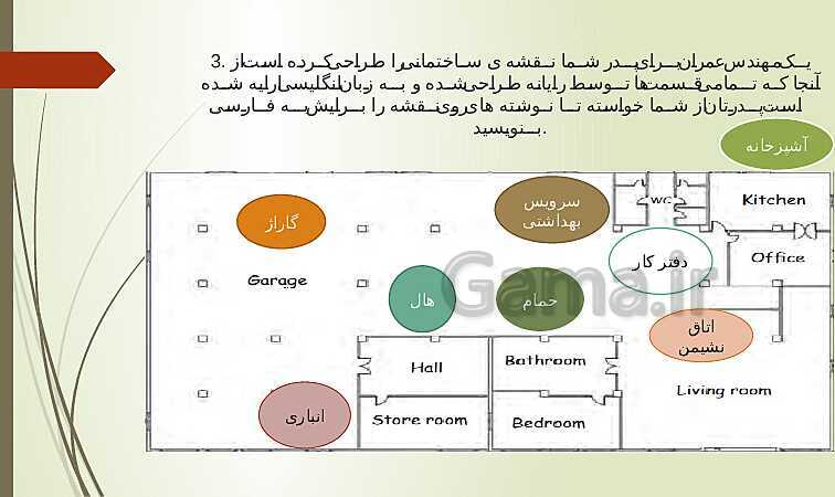 پاورپوینت آموزش درس 6 زبان هفتم و حل تمرین‌های کتاب کار- پیش نمایش