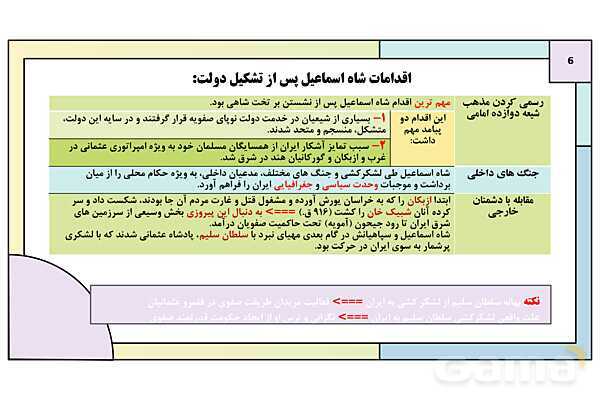 پاورپوینت تدریس درس 13: تحولات سیاسی و اقتصادی ایران در دوره صفوی | کتاب درسی تاریخ یازدهم انسانی- پیش نمایش