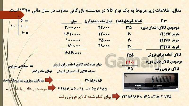 پاورپوینت تدریس پودمان سوم حسابداری خرید و فروش | حسابداری تنظیم کارت حساب کالا- پیش نمایش