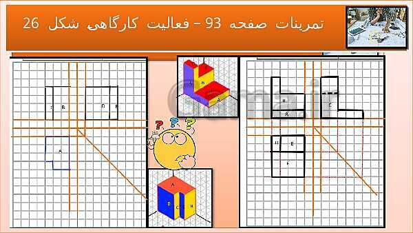 پاورپوینت کتاب نقشه کشی فنی رایانه ای  پودمان 3: رسم سه نما و پرسپکتیو با روش کاوالیر- پیش نمایش