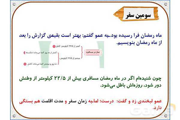پاورپوینت درس 13: سفرهای با برکت | هدیه های آسمان ششم دبستان- پیش نمایش