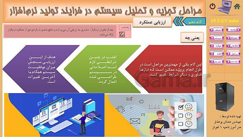 پاورپوینت پودمان 4: تجزیه و تحلیل سیستمهای اطلاعاتی | کتاب دانش فنی پایه رشته شبکه و نرم افزار- پیش نمایش