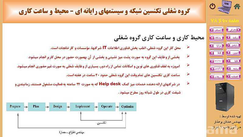 پاورپوینت پودمان 5: فناوری‌های نوین  | کتاب دانش فنی پایه رشته شبکه و نرم افزار- پیش نمایش