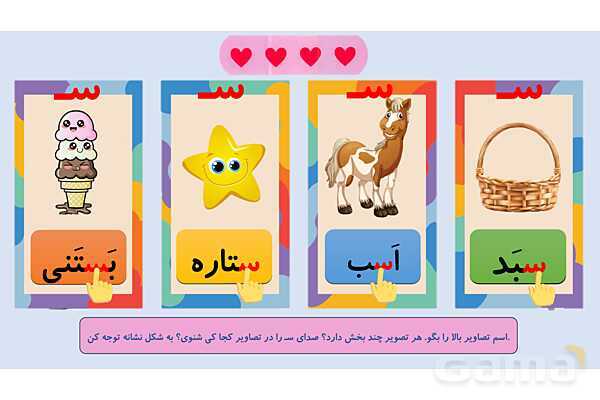 پاورپوینت آموزش کتاب فارسی اول دبستان | درس 3: نشانهی سـ س- پیش نمایش