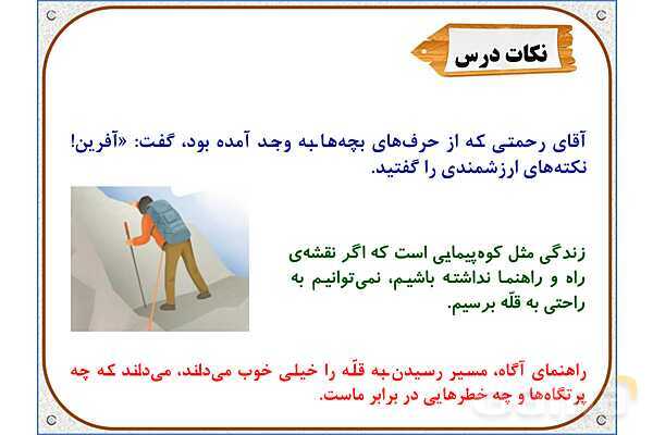 پاورپوینت درس 2: بهترین راهنمایان | هدیه های آسمان ششم دبستان- پیش نمایش