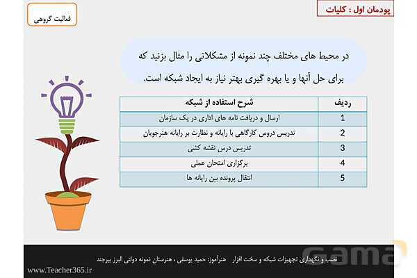 پاورپوینت پودمان 1 نصب و نگهداری تجهیزات شبکه و سخت افزار؛ نصب تجهیزات شبکه- پیش نمایش