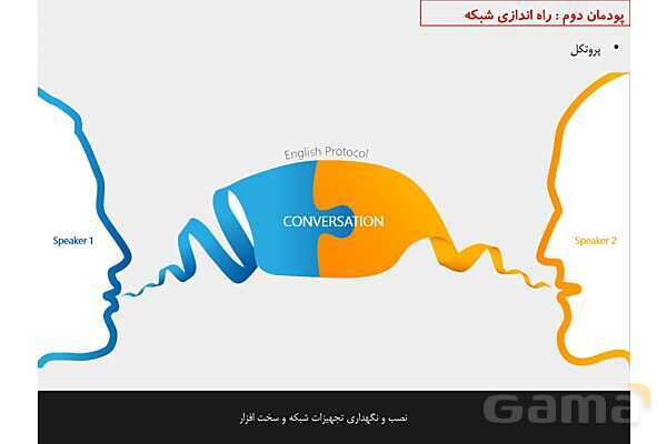 پاورپوینت پودمان 2 نصب و نگهداری تجهیزات شبکه و سخت افزار؛ راه اندازی شبکه- پیش نمایش