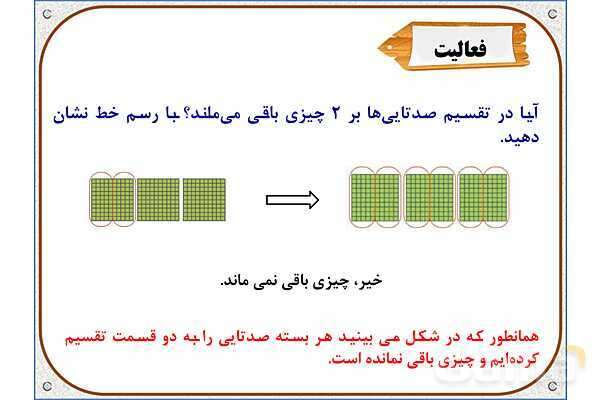پاورپوینت ریاضی ششم دبستان | فصل 1: بخشپذیری- پیش نمایش