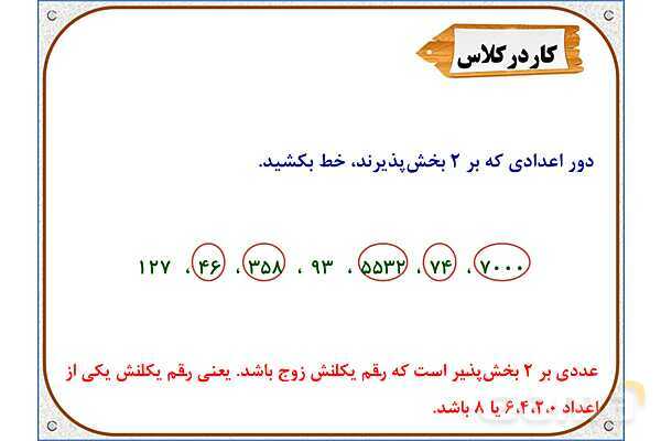 پاورپوینت ریاضی ششم دبستان | فصل 1: بخشپذیری- پیش نمایش