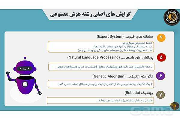 پاورپوینت هوش مصنوعی، کاربردها و ابعاد آن - پیش نمایش