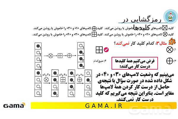 جمعبندی هوش تحلیلی بخش هفتم (رمزگشایی در کلیدها - دوران - چرخها)- پیش نمایش