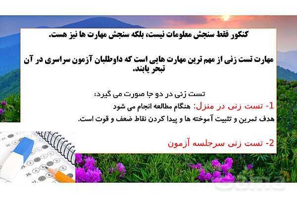 پاورپوینت آموزش مهارت های تست زنی- پیش نمایش