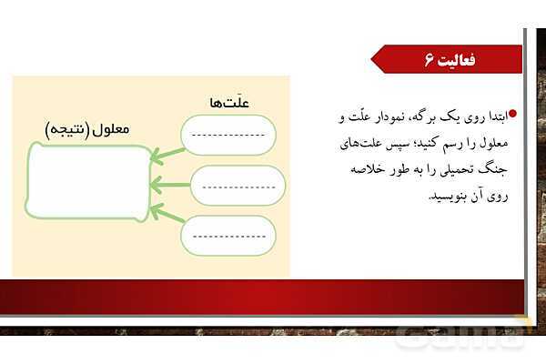 پاورپوینت آموزش درس 22 مطالعات ششم ابتدایی: خرمشهر در چنگال دشمن - پیش نمایش