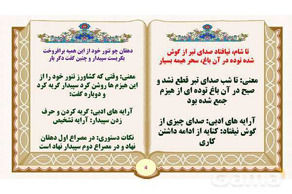 پاورپوینت درس 15 میوهی هنر فارسی پایه ششم - پیش نمایش
