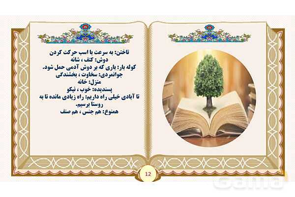 پاورپوینت درس 15 میوهی هنر فارسی پایه ششم - پیش نمایش