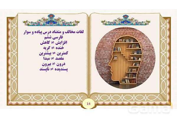 پاورپوینت درس 15 میوهی هنر فارسی پایه ششم - پیش نمایش
