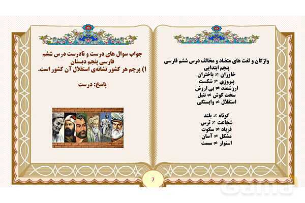 پاورپوینت درس 6 سرود ملی فارسی پنجم- پیش نمایش