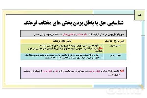 پاورپوینت تدریس درس 4: ارزیابی فرهنگها | کتاب درسی هویت اجتماعی پایه دوازدهم- پیش نمایش
