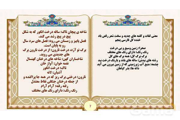 پاورپوینت درس 1 تماشاخانه فارسی پنجم- پیش نمایش
