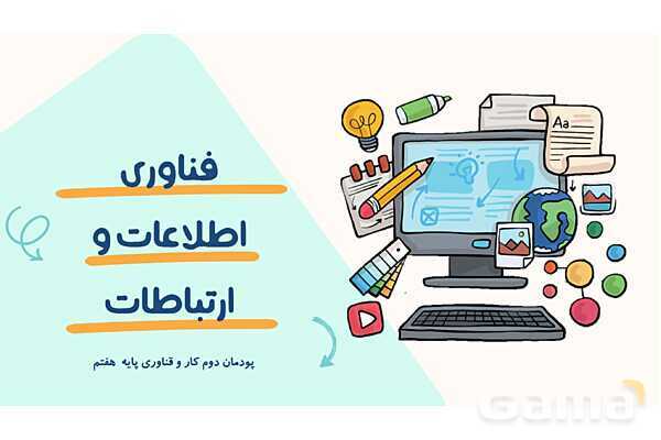پاورپوینت پودمان 2: کاربرد فناوری اطلاعات و ارتباطات | درس کار و فناوری هفتم- پیش نمایش