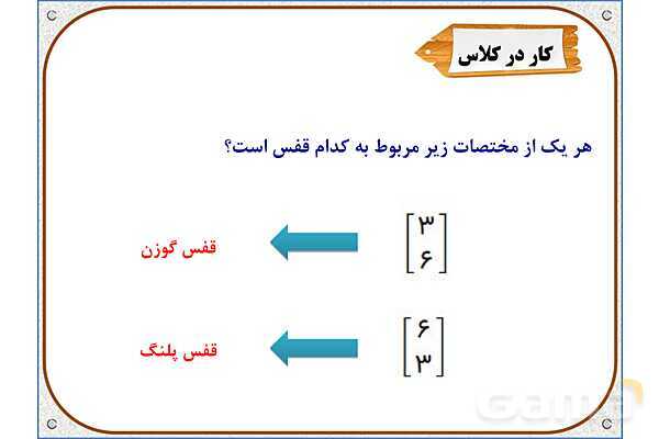 پاورپوینت ریاضی ششم دبستان | فصل 4: محورهای مختصات- پیش نمایش