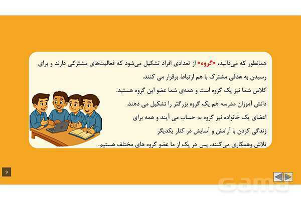 پاورپوینت آموزشی درس 4: من عضو گروه هستم | مطالعات پنجم- پیش نمایش