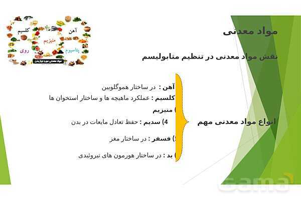 پاورپوینت درس 3 سلامت و بهداشت: برنامهی غذایی سالم- پیش نمایش