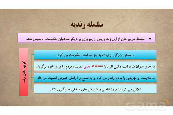 پاورپوینت آموزش درس 11 مطالعات اجتماعی نهم: تلاش برای حفظ استقلال و اتحاد سیاسی ایران- پیش نمایش