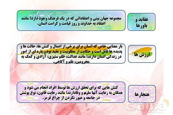 پاورپوینت درس 1 فصل اول مطالعات فرهنگی | چیستی فرهنگ- پیش نمایش