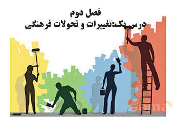 پاورپوینت درس 1 فصل دوم مطالعات فرهنگی | تغییرات و تحولات فرهنگی- پیش نمایش
