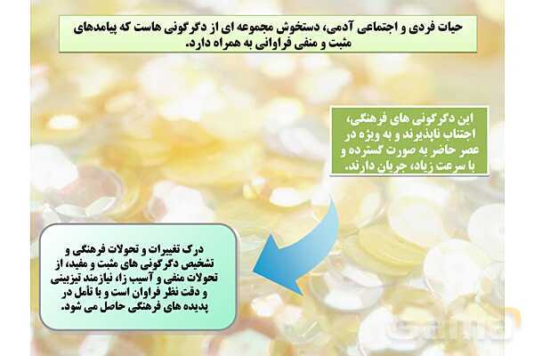 پاورپوینت درس 1 فصل دوم مطالعات فرهنگی | تغییرات و تحولات فرهنگی- پیش نمایش
