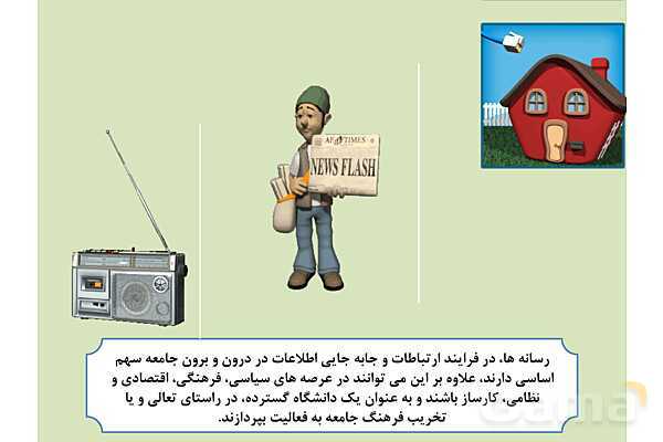 پاورپوینت درس 3 فصل دوم مطالعات فرهنگی | نقش رسانه ها در تحولات فرهنگی- پیش نمایش