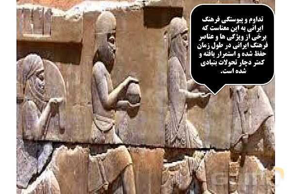پاورپوینت درس 1 فصل سوم مطالعات فرهنگی | تداوم و پیوستگی فرهنگی ما ایرانیان- پیش نمایش