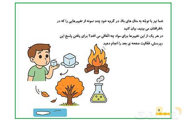 پاورپوینت علوم تجربی پنجم دبستان | درس 2: ماده تغییر میکند- پیش نمایش