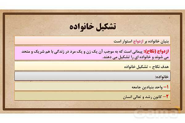 پاورپوینت آموزش درس 19 مطالعات اجتماعی نهم: ارزش ها و کارکردهای خانواده- پیش نمایش