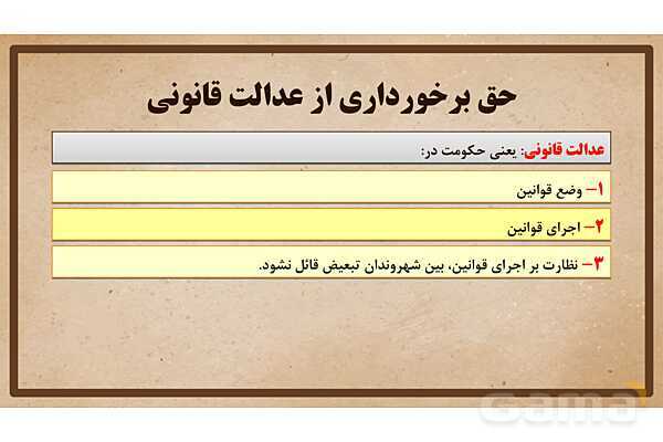 پاورپوینت آموزش درس 22 مطالعات اجتماعی نهم: حقوق و تکالیف شهروندی- پیش نمایش
