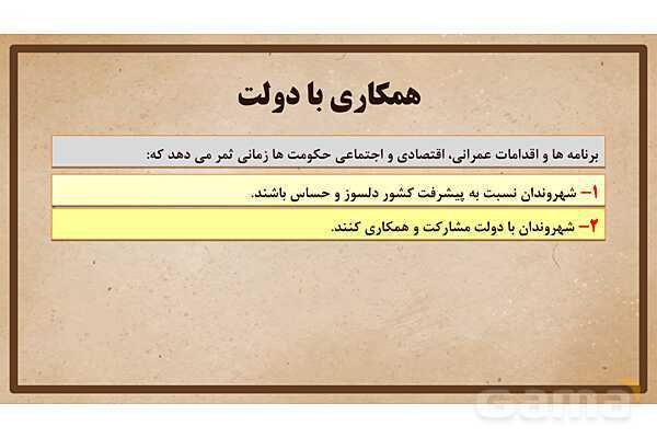 پاورپوینت آموزش درس 22 مطالعات اجتماعی نهم: حقوق و تکالیف شهروندی- پیش نمایش