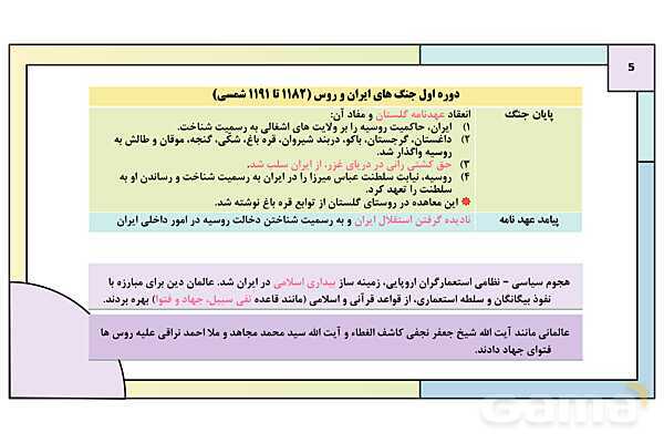 پاورپوینت درس 1: حکومت قاجار از آقا محمدخان تا محمد شاه | کتاب درسی تاریخ معاصر ایران- پیش نمایش