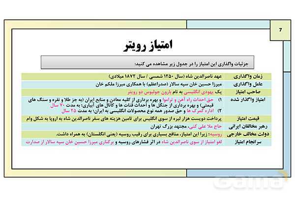 پاورپوینت درس 2: دوران ناصرالدین شاه | کتاب درسی تاریخ معاصر ایران- پیش نمایش