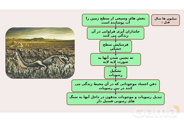 پاورپوینت فصل 7 علوم نهم؛ آثاری از گذشته زمین- پیش نمایش