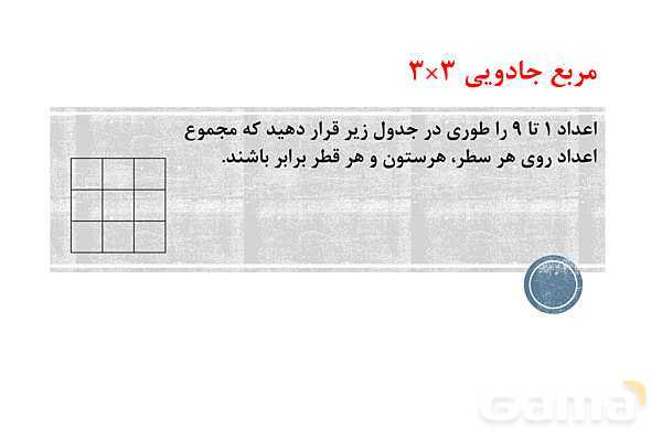 ساخت مربع جادویی n × n- پیش نمایش